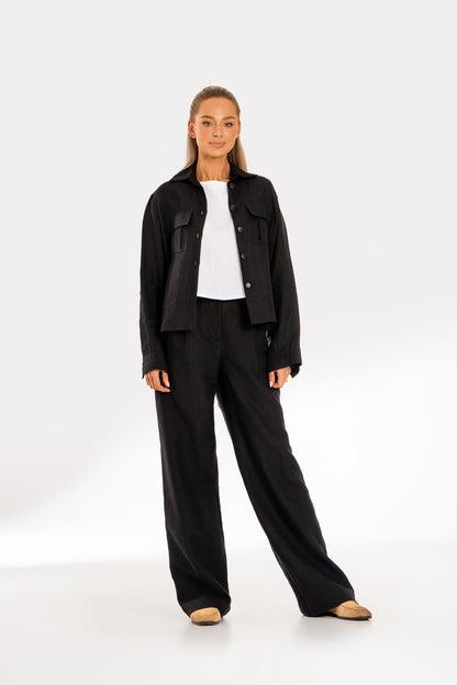 Lininiai marškiniai Velino